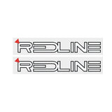 Redline - 1985 Fork decals - White Red - Old school bmx - Bmx Products AU