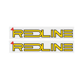 Redline - 1985 Fork decals - Yellow - Old school bmx - Bmx Products AU
