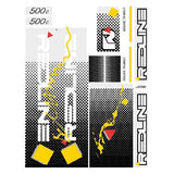 Redline - 1986 500C for teal frame Decal set - Old school bmx - Bmx Products AU