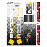 Redline - 1986 800P for red frame Decal set - Old school bmx - Bmx Products AU