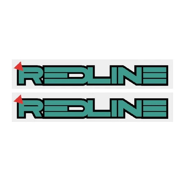 Redline - 1986 Fork decals - Teal Red - Old school bmx - Bmx Products AU