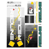 Redline - 1986 RL20A for teal frame Decal set - Old school bmx - Bmx Products AU