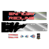 Redline - 1990 400EXL Decal set - for Chrome & Black frame - Old school bmx - Bmx Products AU