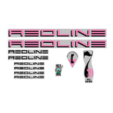 Redline - 1991 - 720 - Pink and Black Decal set - Old school bmx - Bmx Products AU