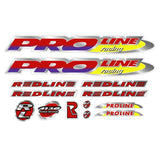 Redline - 1995 - PROLINE Decal set - For Green frame - Bmx Products AU