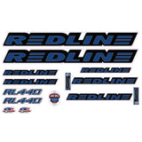 Redline - 1999 - RL440 for silver frame - Decal set - Old school bmx - Bmx Products AU