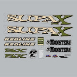 Redline - 2000 - Supa X - Decal set - Old school bmx - Bmx Products AU