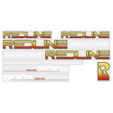 Redline - 500A - WHITE - Series 3 decal set - Old school bmx - Bmx Products AU