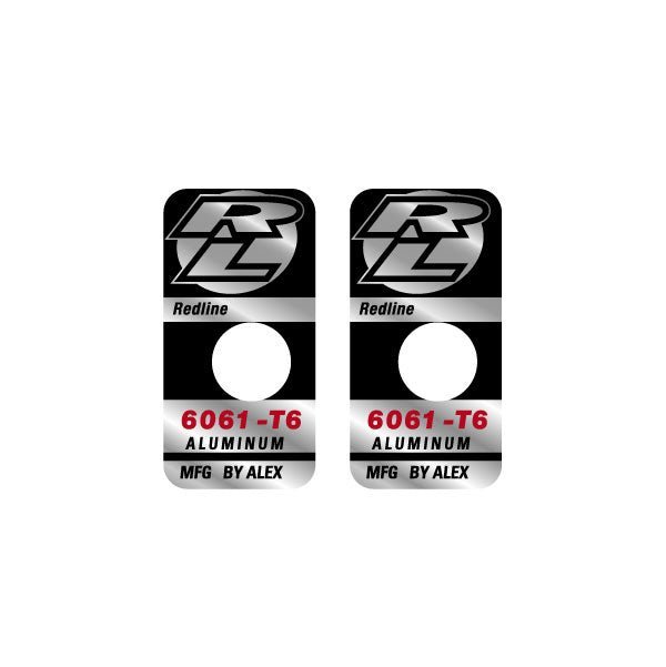 Redline - 90's Alex 6061 rim decals - Old school bmx - Bmx Products AU
