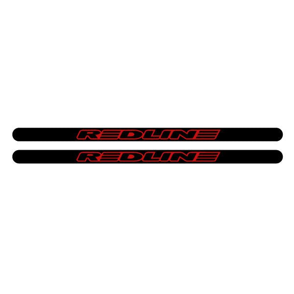 Redline - 90'S Flight crank decal set - BLACK - Old school bmx - Bmx Products AU