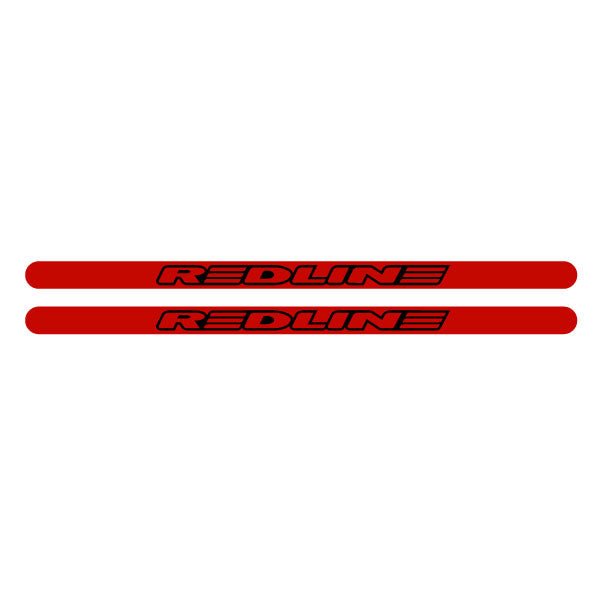 Redline - 90'S Flight crank decal set - RED - Old school bmx - Bmx Products AU