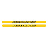 Redline - 90'S Flight crank decal set - YELLOW - Old school bmx - Bmx Products AU