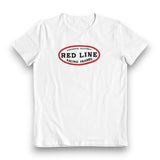Redline - Northridge Oval Logo - White TShirt - old school bmx - Bmx Products AU