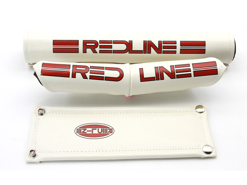 Redline - REDLINE Gen 2 V - Bar vinyl pad set white - old school bmx - Bmx Products AU