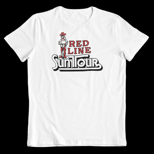 Redline - Suntour Cartoon Cowboy - T-Shirt - old school bmx - Bmx Products AU