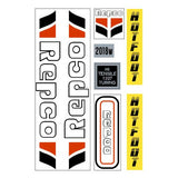 Repco - 81 - 83 HOTFOOT & HOTFOOT 2 decal set for dark color frame - Old school bmx - Bmx Products AU