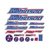Robinson - 1995-1996 PRO TEAM decal set - on chrome - Bmx Products AU