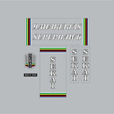 Sekai BMX - Superhawk ITALIC decal set - Old School BMX - Bmx Products AU