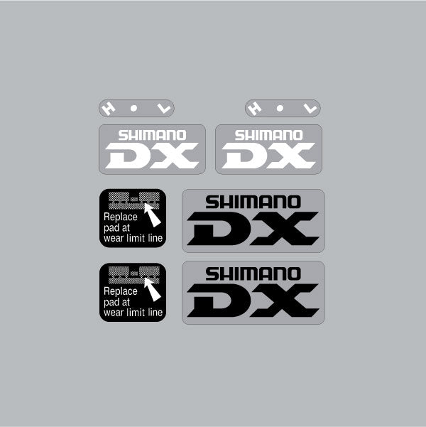 Shimano - DX "canti" brake decals - old school bmx - Bmx Products AU