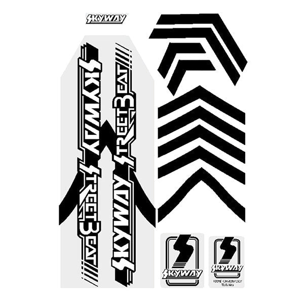 Skyway 1986 - StreetBeat Black decal set - old school bmx - Bmx Products AU