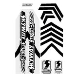 Skyway 1986 - StreetBeat Black decal set - old school bmx - Bmx Products AU