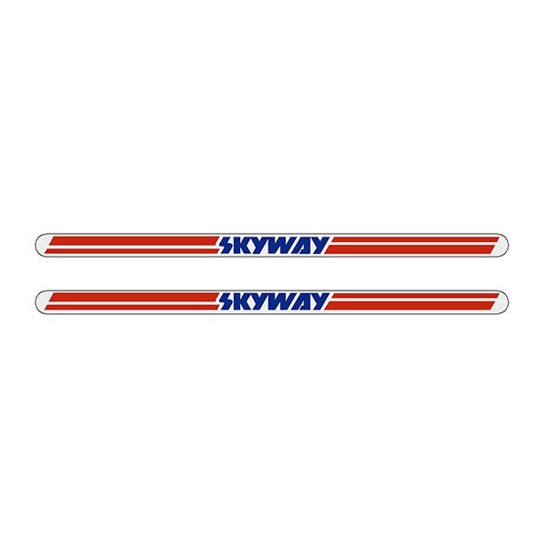 Skyway - Crank decal set (pair) suit redline flight cranks - old school bmx - Bmx Products AU