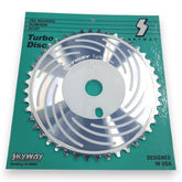 SKYWAY - Turbo disc 44T Sprocket in WHITE - old school bmx - Bmx Products AU