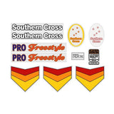 Southern Cross - Pro freestyle on clear - old school bmx - Bmx Products AU