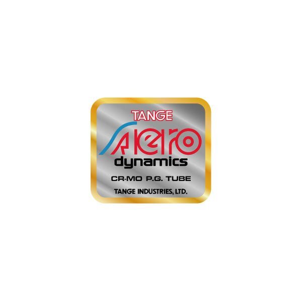 Tange - AERO DYNAMICS silver seat tube decal - old school bmx - Bmx Products AU
