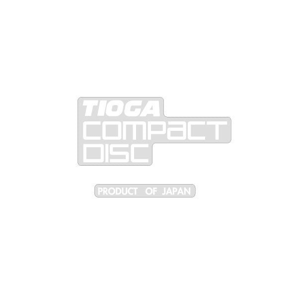 Tioga - Compact Disc white decal - Old school bmx - Bmx Products AU
