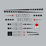 Toyo Frame - ET Style - decal set - Bmx Products AU