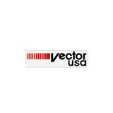 Vector - USA Large stripes plate decal - old school bmx - Bmx Products AU
