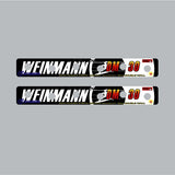 Weinmann - DM30 rim decals - Bmx Products AU