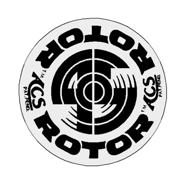 ACS - 45 ROTOR stem decal - BLACK - Old school bmx - Bmx Products AU