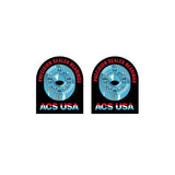 ACS - Precision Sealed bearing gen 1 hub decals - Old school bmx - Bmx Products AU