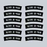 ACS - Z48 Rim sidewall STENCIL decals - Old school bmx - Bmx Products AU