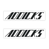 Addicks - Crank decal set - Old school bmx - Bmx Products AU