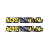 Akisu - A - PRO Chrome MX Cromo Fork decals - Old School BMX - Bmx Products AU