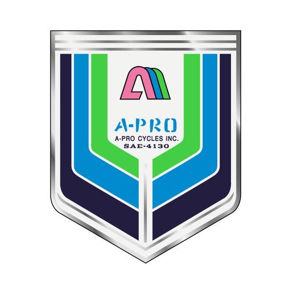 Akisu - Pink A - PRO Seat tube decal - Old School BMX - Bmx Products AU