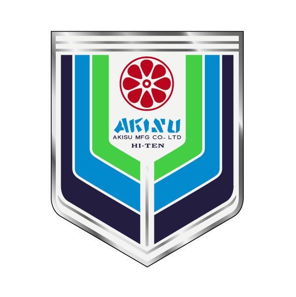 Akisu - Red HI - TEN Seat tube decal - Old School BMX - Bmx Products AU