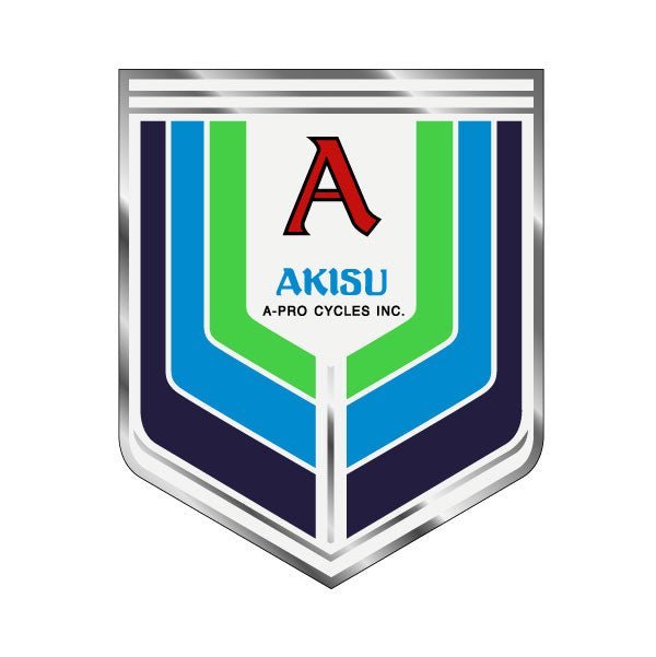 Akisu - Red Seat tube decal - Old School BMX - Bmx Products AU