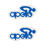 Apollo - CHAINSTAY blue decals - old school bmx - Bmx Products AU