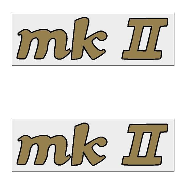 Apollo - MK II decals BLACK GOLD - old school bmx - Bmx Products AU