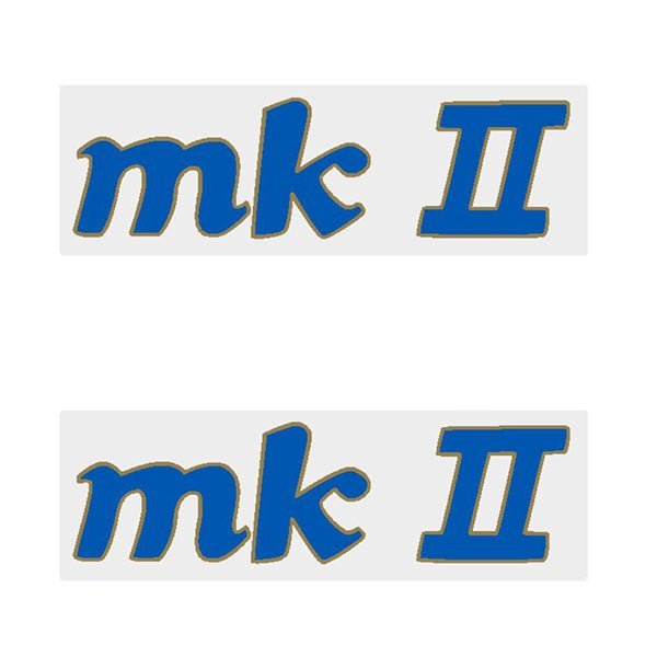 Apollo - MK II decals - BLUE GOLD - old school bmx - Bmx Products AU