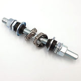 Axle kit - FRONT HUB 3/8" - Suit SKYWAY Tuff 2 with STEEL flanges - old school bmx - Bmx Products AU