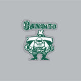 Bandito - Helmet Decal green on clear - old school bmx - Bmx Products AU