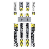 Bennett - Cruiser decal set - old school bmx - Bmx Products AU