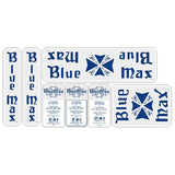 BlueMax - 1983 - 1984 - 1985 Decal set - Old school bmx - Bmx Products AU