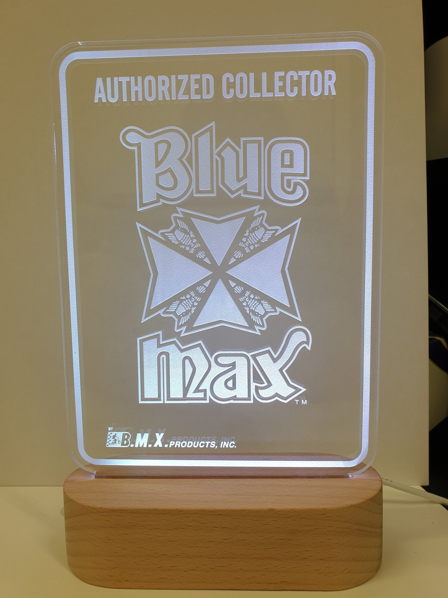 BlueMax Authorised Collector LED illuminated sign - Bmx Products AU