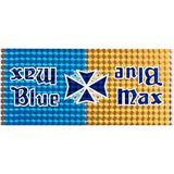 BlueMax Blue & Gold prism Decal set - old school bmx - Bmx Products AU
